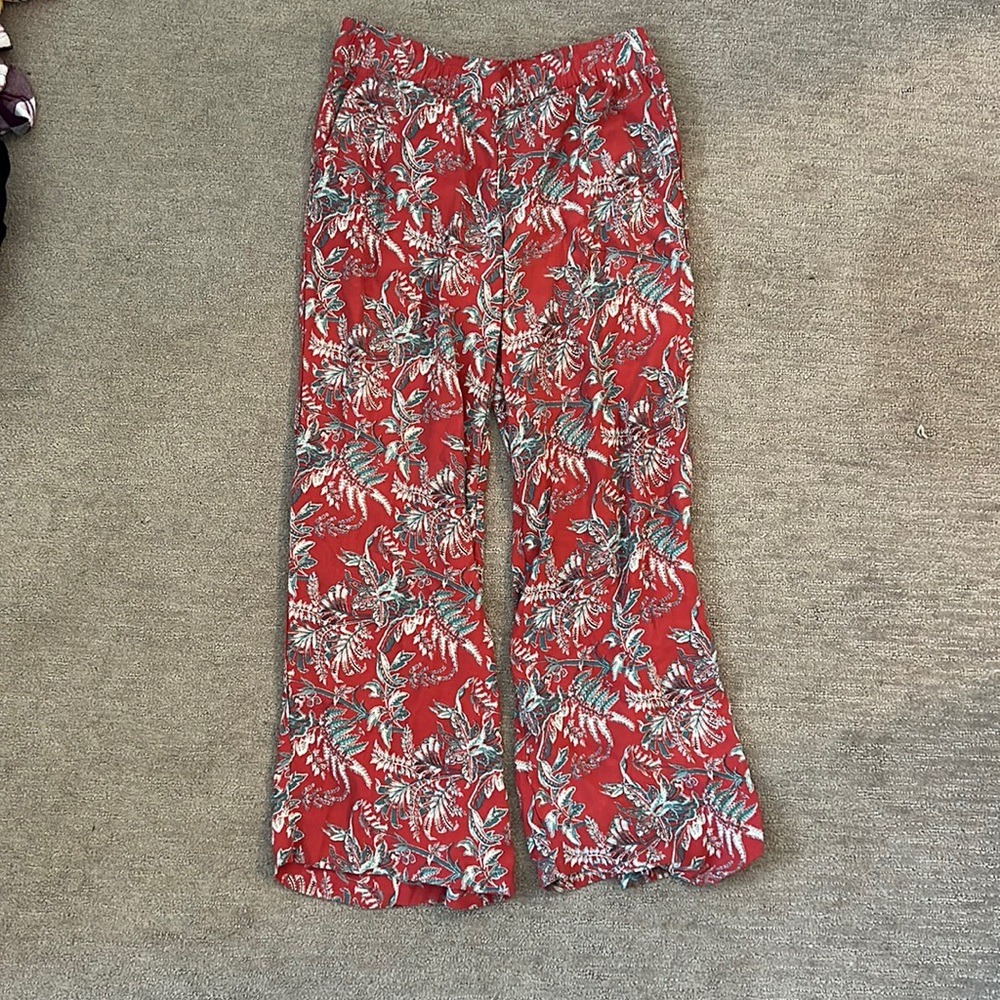 Floral flowy Pants by Anne Taylor LOFT